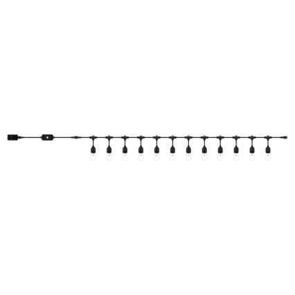 WiZ - Вулична LED RGBW гірлянда з регулюванням яскравості 12xLED 14,4м IP65 2700-5000K Wi-Fi