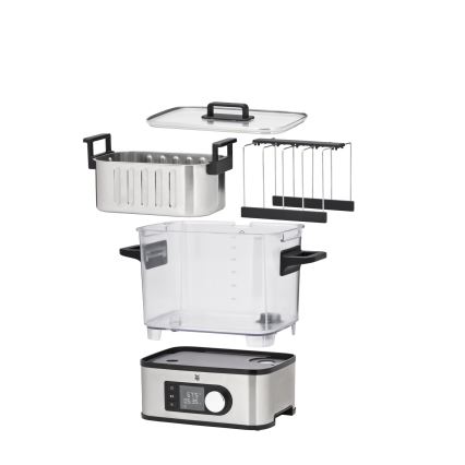 WMF - Электрический кастрюля SOUS-VIDE PRO LONO 3 л 1500W/230V нержавеющая сталь