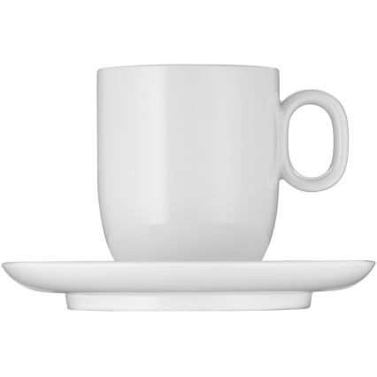 WMF - НАБІР 2x Чашка для кафе крем з підставкою BARISTA 170 мл біла
