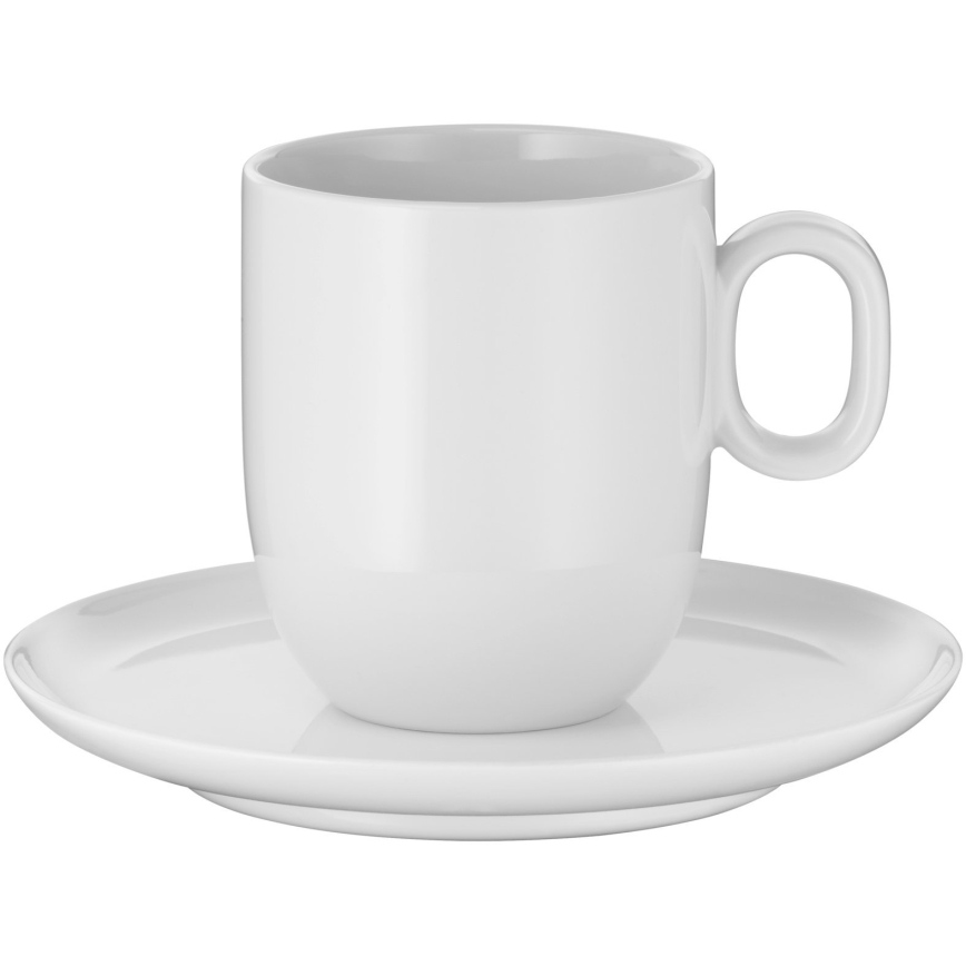 WMF - НАБІР 2x Чашка для кафе крем з підставкою BARISTA 170 мл біла