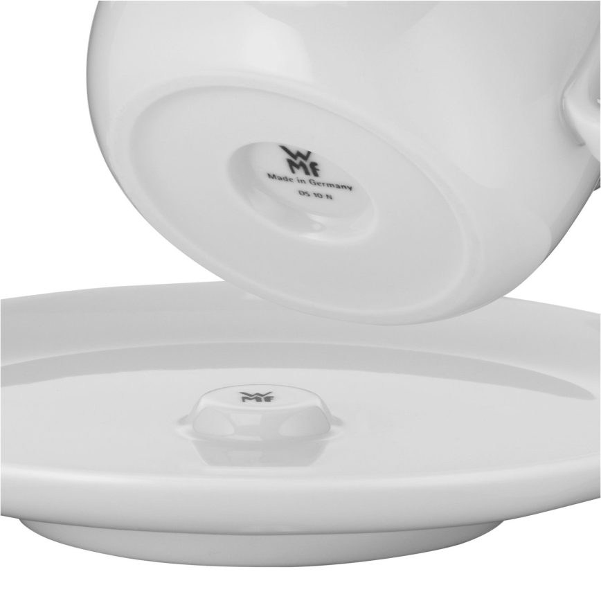 WMF - НАБІР 2x Чашка для капучино з підставкою BARISTA 160 мл біла