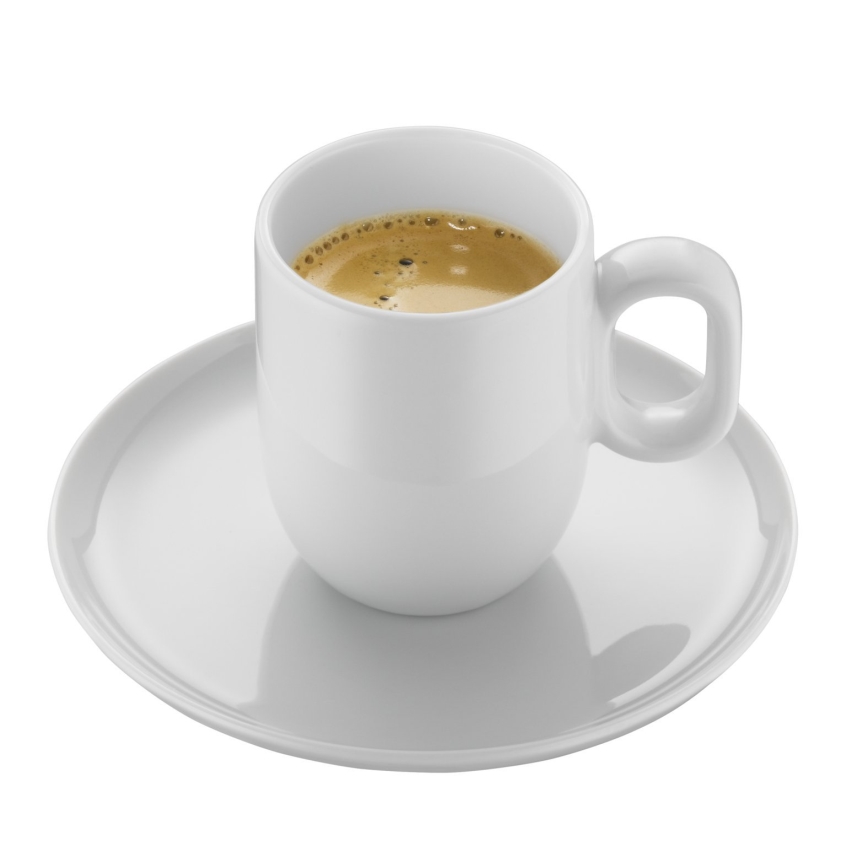WMF - НАБІР 2x Чашка для еспресо з блюдцем BARISTA білий
