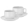 WMF - НАБІР 2x Чашка для капучино з блюдцем BARISTA 160 мл білий