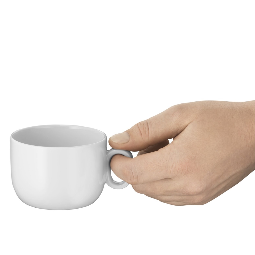 WMF - НАБІР 2x Чашка для капучино з блюдцем BARISTA 160 мл білий