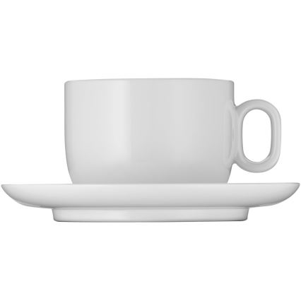 WMF - НАБІР 2x Чашка для капучино з блюдцем BARISTA 160 мл білий