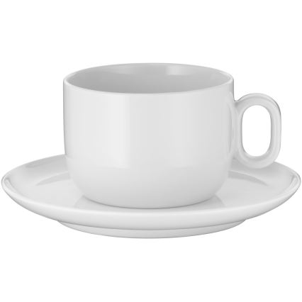 WMF - НАБІР 2x Чашка для капучино з блюдцем BARISTA 160 мл білий