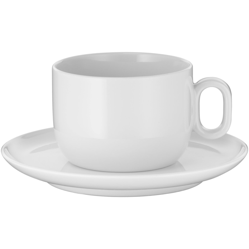 WMF - НАБІР 2x Чашка для капучино з блюдцем BARISTA 160 мл білий