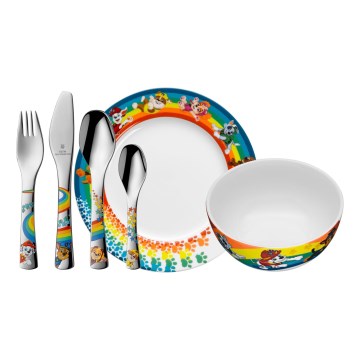 WMF - Набір дитячого посуду та столових приборів Щенячий патруль 6шт.