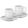 WMF - НАБОР 2x Чашка для эспрессо с блюдцем BARISTA белый