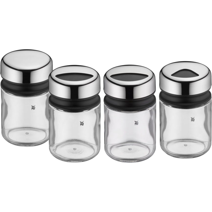 WMF - Набор баночек для специй 4 шт. DEPOT 9,5 см нержавеющая сталь