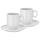 WMF - НАБОР из 2 чашек для кафе крем с блюдцами BARISTA 170 мл белый
