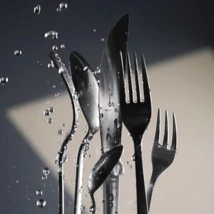 WMF - Набор столовых приборов CORVO CROMARGAN PROTECT из нержавеющей стали, 66 предметов