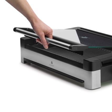 WMF - Настільний електричний гриль з кришкою LONO 2200W/230V нержавіюча сталь