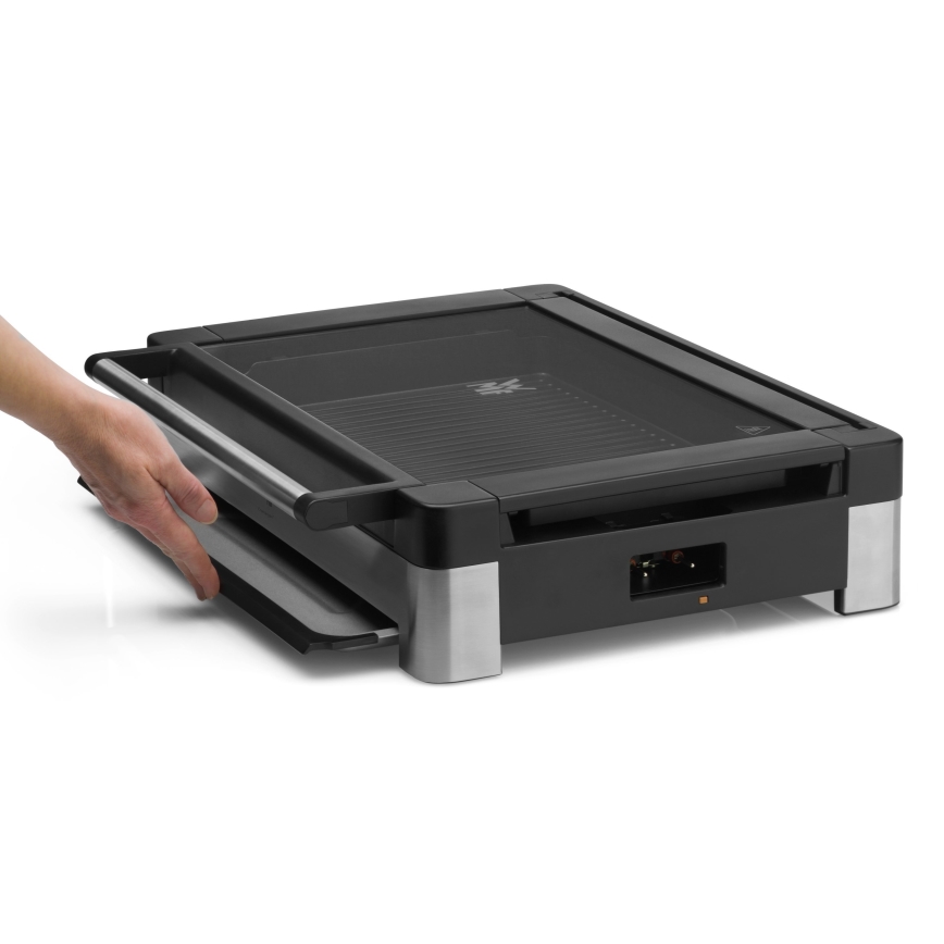WMF - Настільний електричний гриль з кришкою LONO 2200W/230V нержавіюча сталь