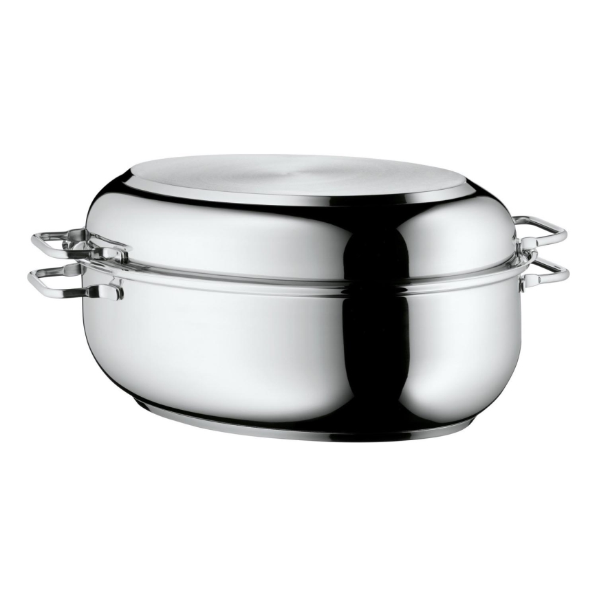 WMF - Овальная жаровня с крышкой  41x28,5 x18 см нержавеющая сталь
