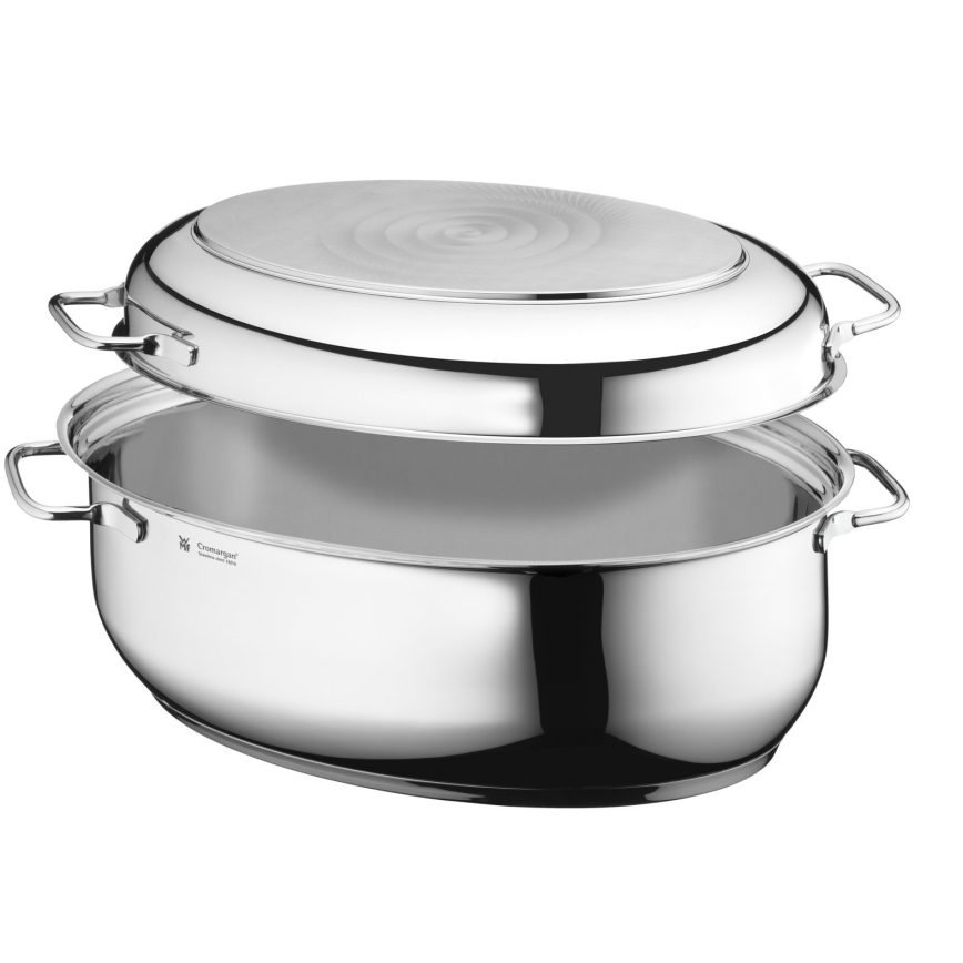 WMF - Овальная жаровня с крышкой  41x28,5 x18 см нержавеющая сталь