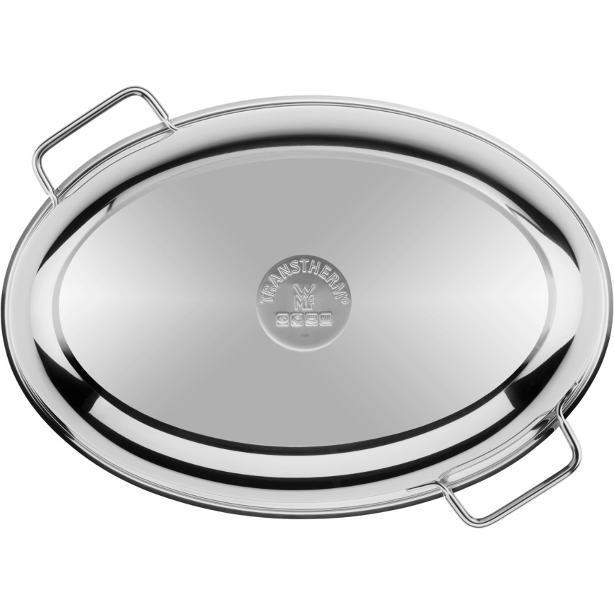 WMF - Овальная жаровня с крышкой  41x28,5 x18 см нержавеющая сталь