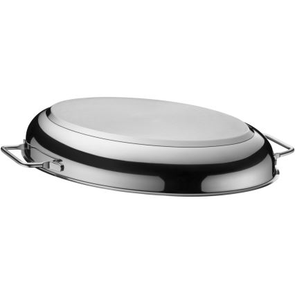 WMF - Овальная жаровня с крышкой  41x28,5 x18 см нержавеющая сталь