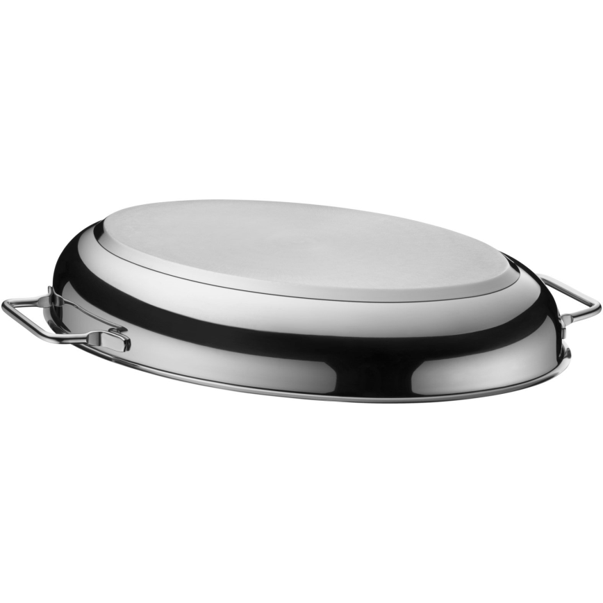 WMF - Овальная жаровня с крышкой  41x28,5 x18 см нержавеющая сталь