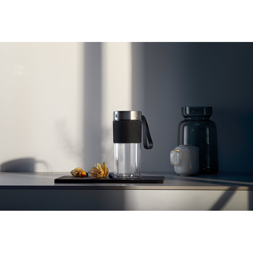 WMF - Портативний блендер для смузі KITCHENminis 50 Вт/7,4 В 1200 мА·год нержавіюча сталь