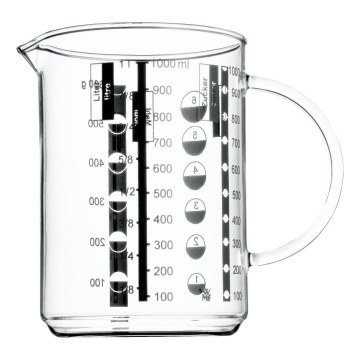 WMF - Стеклянный мерный стакан GOURMET 1 л