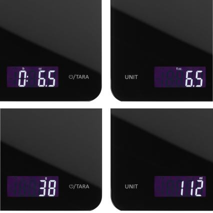 WMF - Кухонные весы 2xCR2032 черный