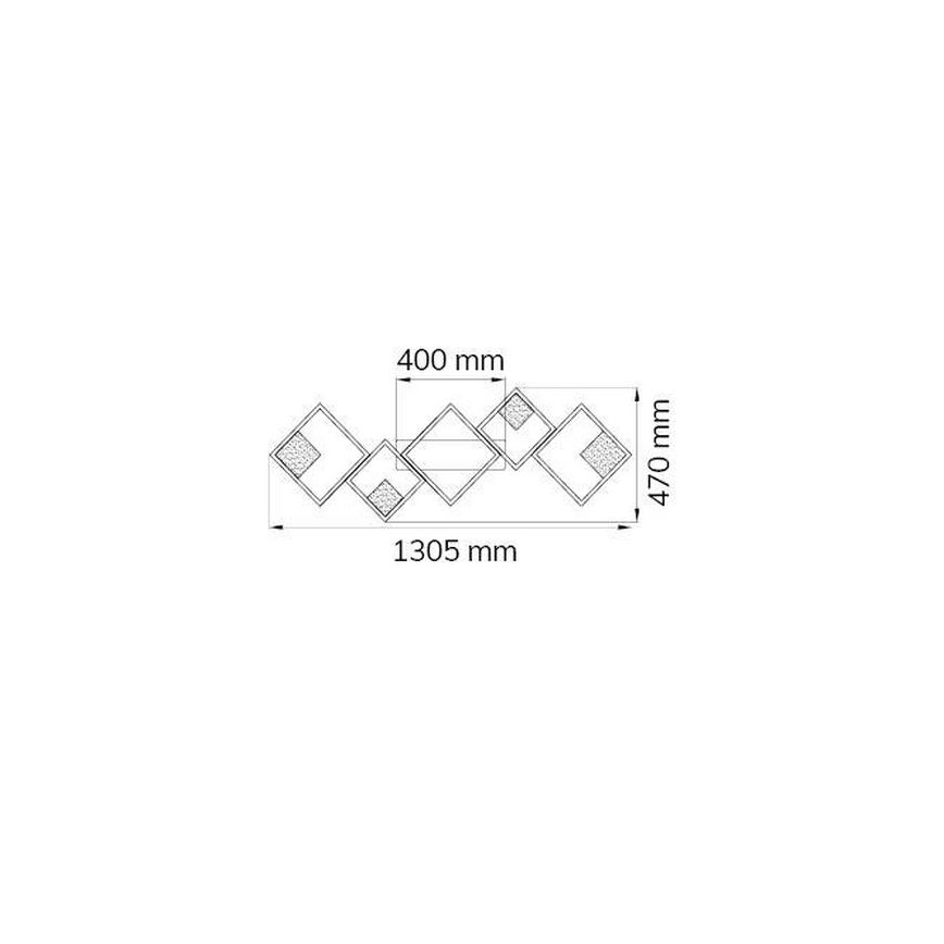 Wofi 10691 - Светодиодная припотолочная люстра с регулированием яркости JADE LED/45W/230V