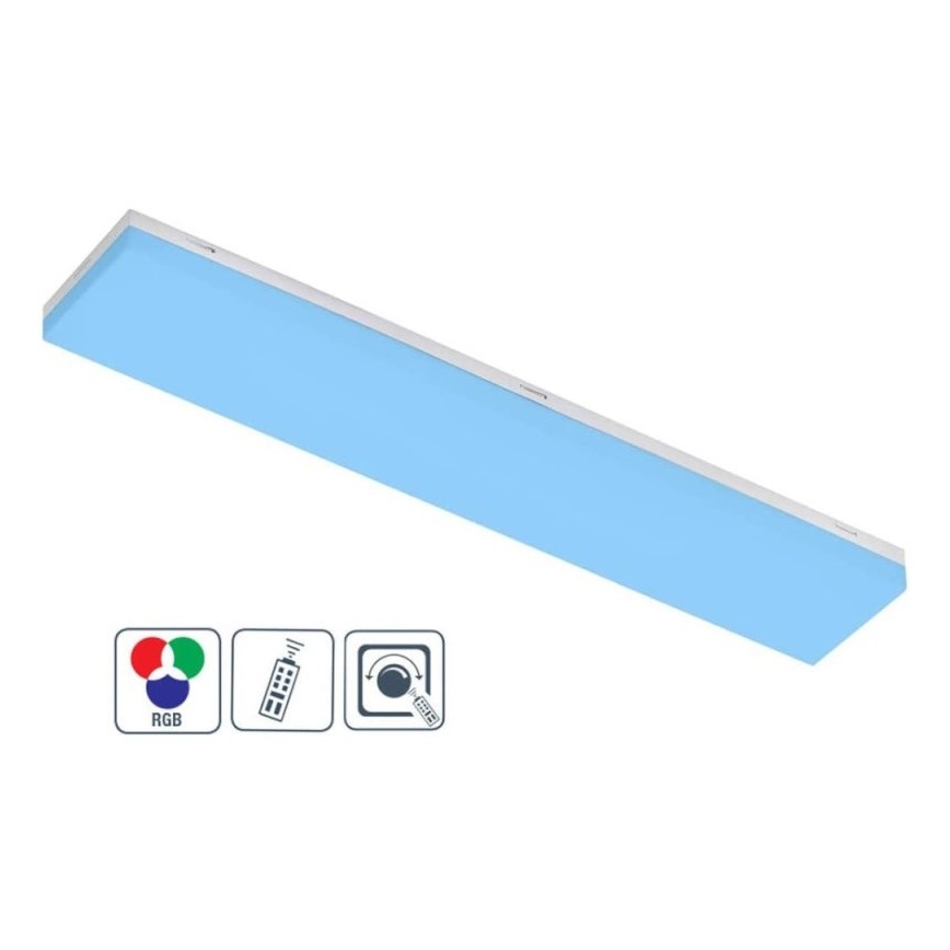 Wofi 11276 - Светодиодная удлинительная припотолочная RGB-панель с регулированием яркости FOURLIGHTS LED/10W/230V