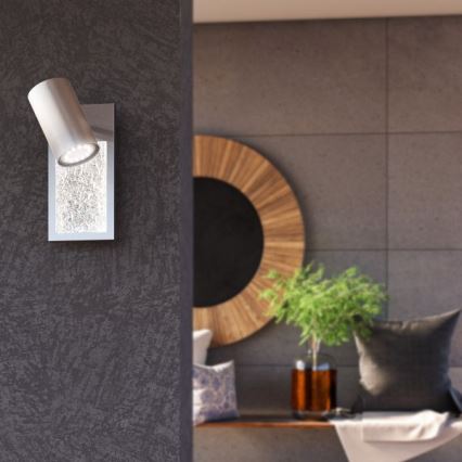 Wofi 11589 - Светодиодный настенный точечный светильник BALI 1xGU10/5W/230V + LED/6W/230V