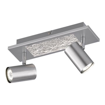 Wofi 11590 - Светодиодный точечный светильник BALI 2xGU10/5W/230V + LED/4,5W/230V