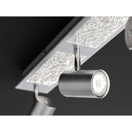 Wofi 11591 - Точковий LED світильник BALI 3xGU10/5W/230V + 2xLED/6W/230V 3000K