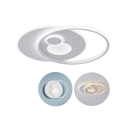 Wofi 11621 - Светодиодный потолочный светильник с регулированием яркости AKON LED/38W/230V 2700-5500K + дистанционное управление