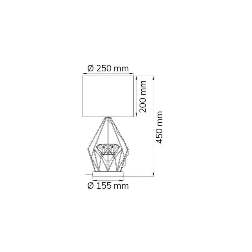 Wofi 11977 - Настільна LED лампа з регулюванням яскравості AMY LED/10W/230V