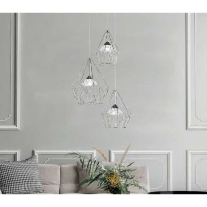 Wofi 12067 - Светодиодная подвесная люстра с регулированием яркости AMY 3xLED/8W/230V