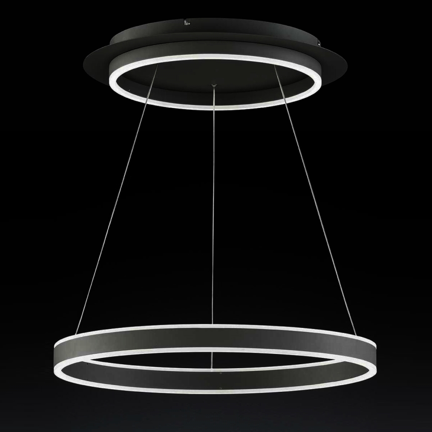 Wofi 12147 - Світлодіодна підвісна люстра з регулюванням яскравості KEMI LED/73W/230V 3000K + пульт дистанційного керування
