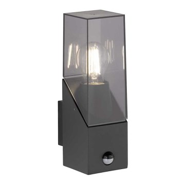 Wofi 12224 - Уличный настенный светильник с датчиком MARCOS 1xE27/23W/230V IP54