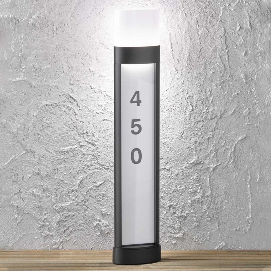 Wofi 12226 - Номер дома со светодиодной подсветкой DIEGO LED/10,5W/230V 3000K IP54