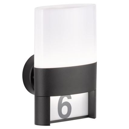 Wofi 12227 - Номер дома со светодиодной подсветкой DIEGO LED/10,5W/230V 3000K IP54