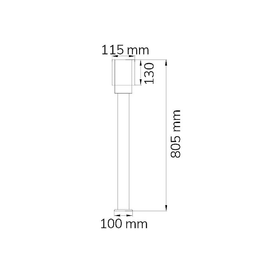Wofi 12232 - Вулична лампа PITA 1xE27/10W/230V IP54