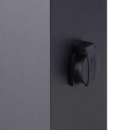 Wofi 12234 - Светодиодная уличная лампа с розеткой FILIA LED/8,5W/230V IP54 80 см SCHUKO