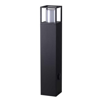 Wofi 12234 - Вулична LED лампа з розеткою FILIA LED/8,5W/230V IP54 80 см SCHUKO