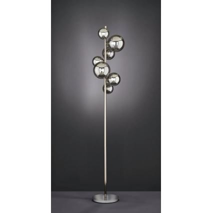 Wofi 3014-705W - Світлодіодний торшер VILLA 7xG9/3W/230V чорний