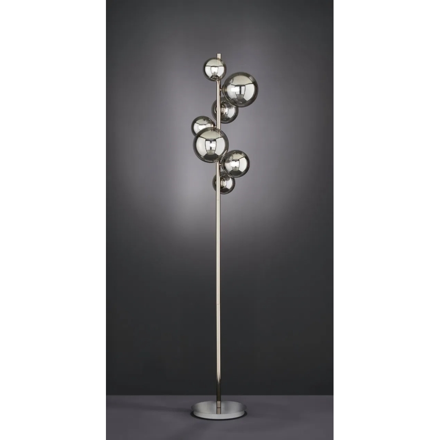 Wofi 3014-705W - Світлодіодний торшер VILLA 7xG9/3W/230V чорний