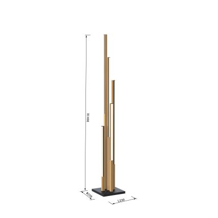 Wofi 3032-506 - LED Торшер з регулюванням яскравості CATANIA LED/24W/230V