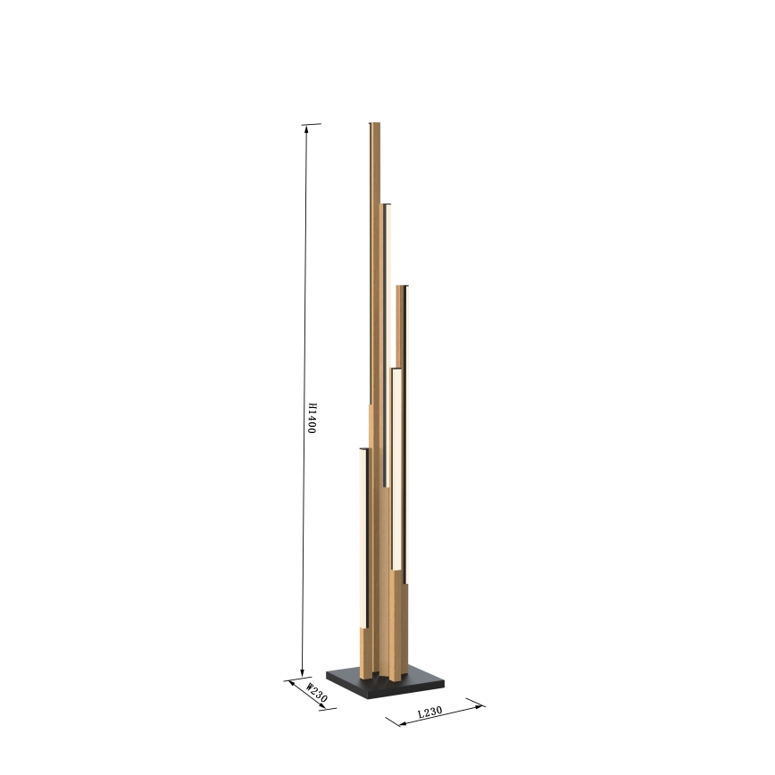 Wofi 3032-506 - Светодиодный торшер с регулированием яркости CATANIA LED/24W/230V