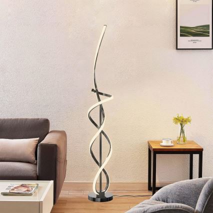 Wofi 3134-105 - LED Торшер з регулюванням яскравості INDIGO LED/31W/230V чорний хром