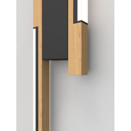 Wofi 4031-206- Настінний LED світильник з регулюванням яскравості PALERMO 11W/230V коричневий/чорний