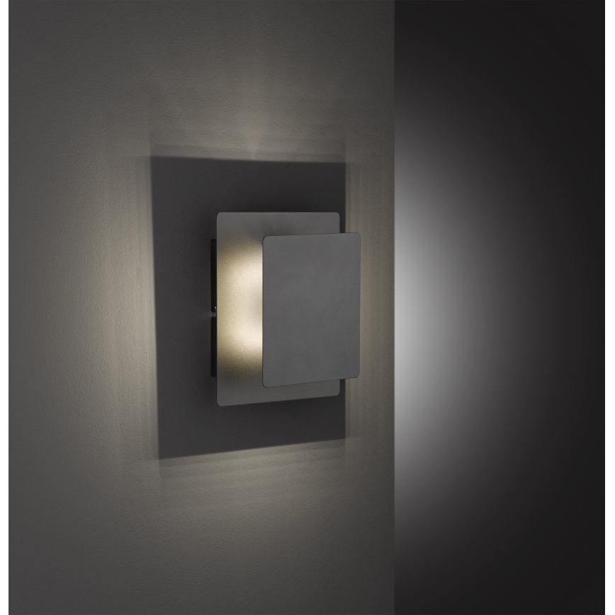 Wofi 4048-102Q - Світлодіодний настінний світильник BAYONNE LED/6,5W/230V антрацит