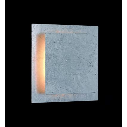 Wofi 4048-103Q - Светодиодный настенный светильник BAYONNE LED/6,5W/230V серебристый
