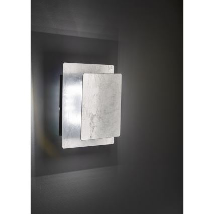 Wofi 4048-103Q - Світлодіодний настінний світильник BAYONNE LED/6,5W/230V срібний